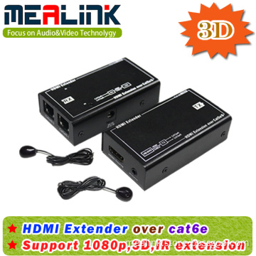 60m Over Single Cat6e HDMI Extender (with IR and 3D)